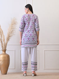 Lilac Palm Breeze Co-ord Set