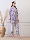 Lilac Palm Breeze Co-ord Set