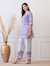 Lilac Palm Breeze Co-ord Set