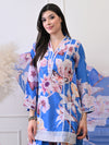 Blue Blossom Luxe Co-ord Set