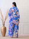 Blue Blossom Luxe Co-ord Set