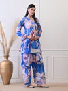 Blue Blossom Luxe Co-ord Set