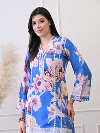 Blue Blossom Luxe Co-ord Set