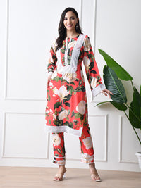 Coral Bloom Co-ord Set