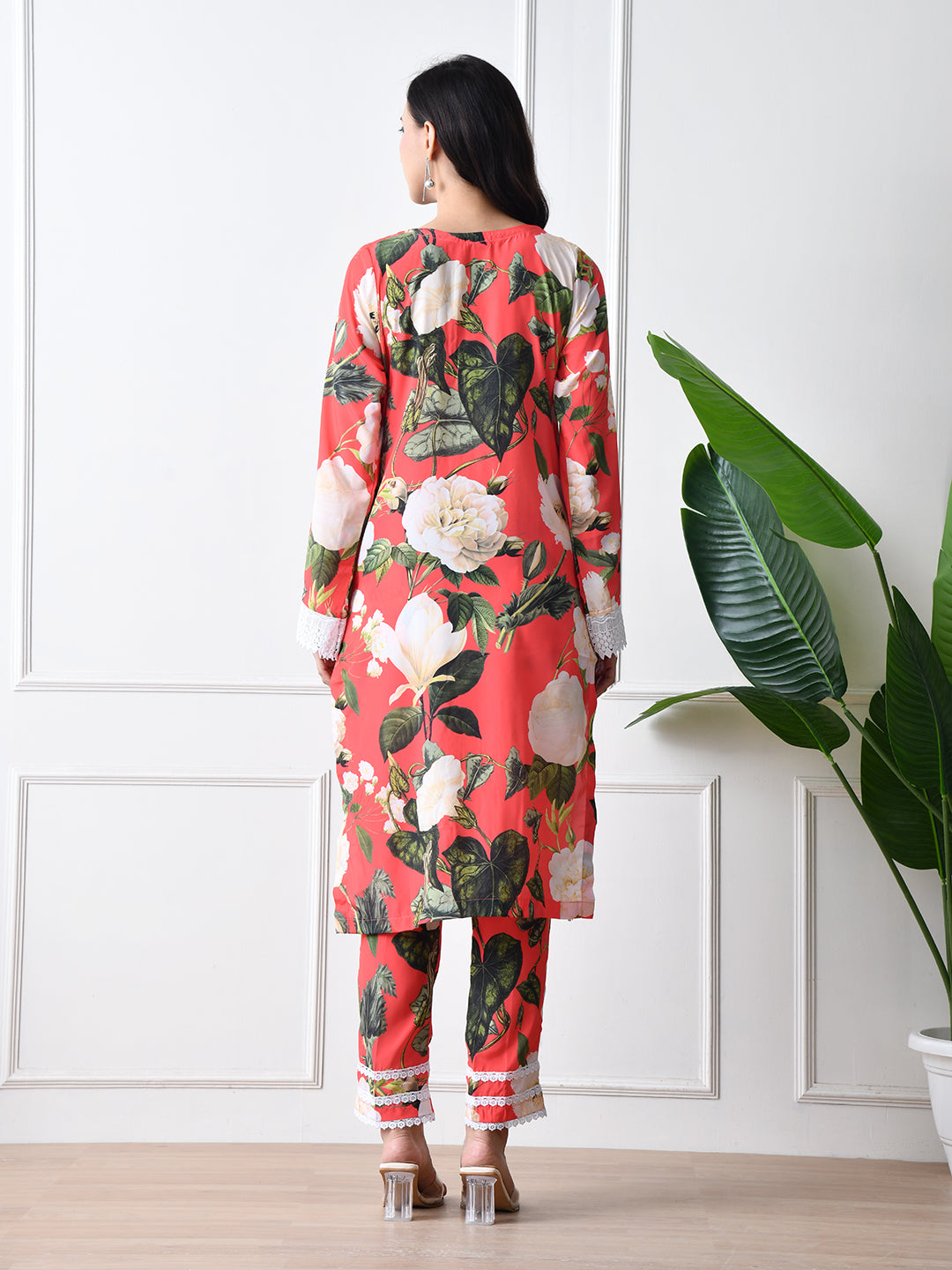 Coral Bloom Co-ord Set