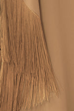 V- Neck Fringe Kaftan Dress