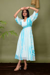 Sky Shibori Tye & Dye Dress