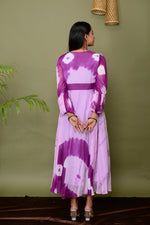 Violet Shibori Dress
