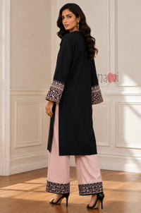 Classic Grace Embroidered Kurta Pant Set - Navvi.in
