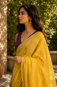 Mustard Gold Grace Saree