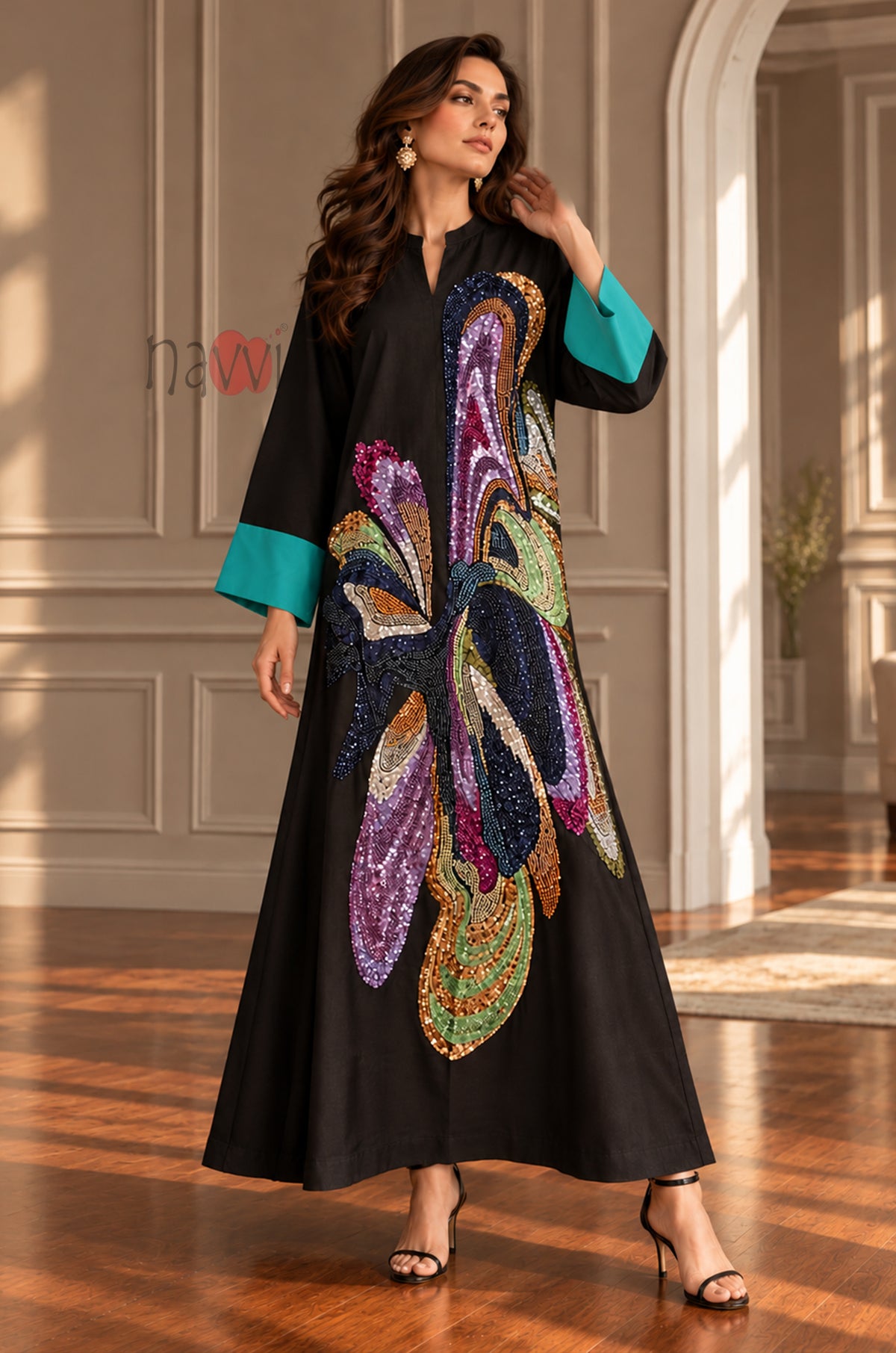 Midnight Mosaic Kaftan