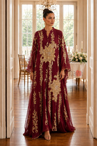 Royal Blossom Embellished Kaftan