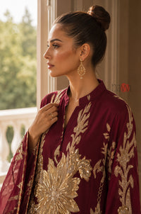 Royal Blossom Embellished Kaftan