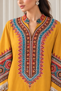 Long Anarkali Kurta Dress