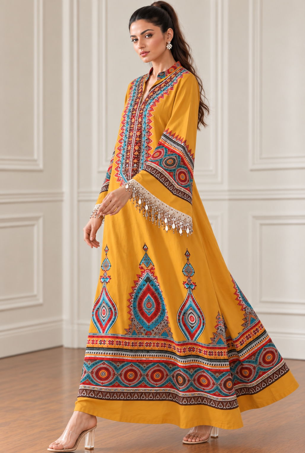 Long Anarkali Kurta Dress