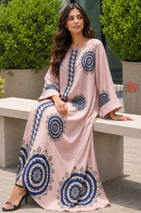 Bohemian Mandala Kaftan Dress