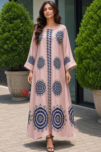 Bohemian Mandala Kaftan Dress