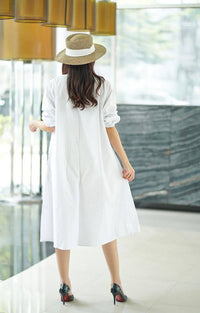 Minimal Chic Midi Dress - Navvi.in