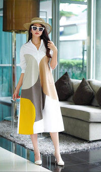 Modern Canvas A-line Dress