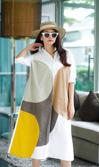 Modern Canvas A-line Dress