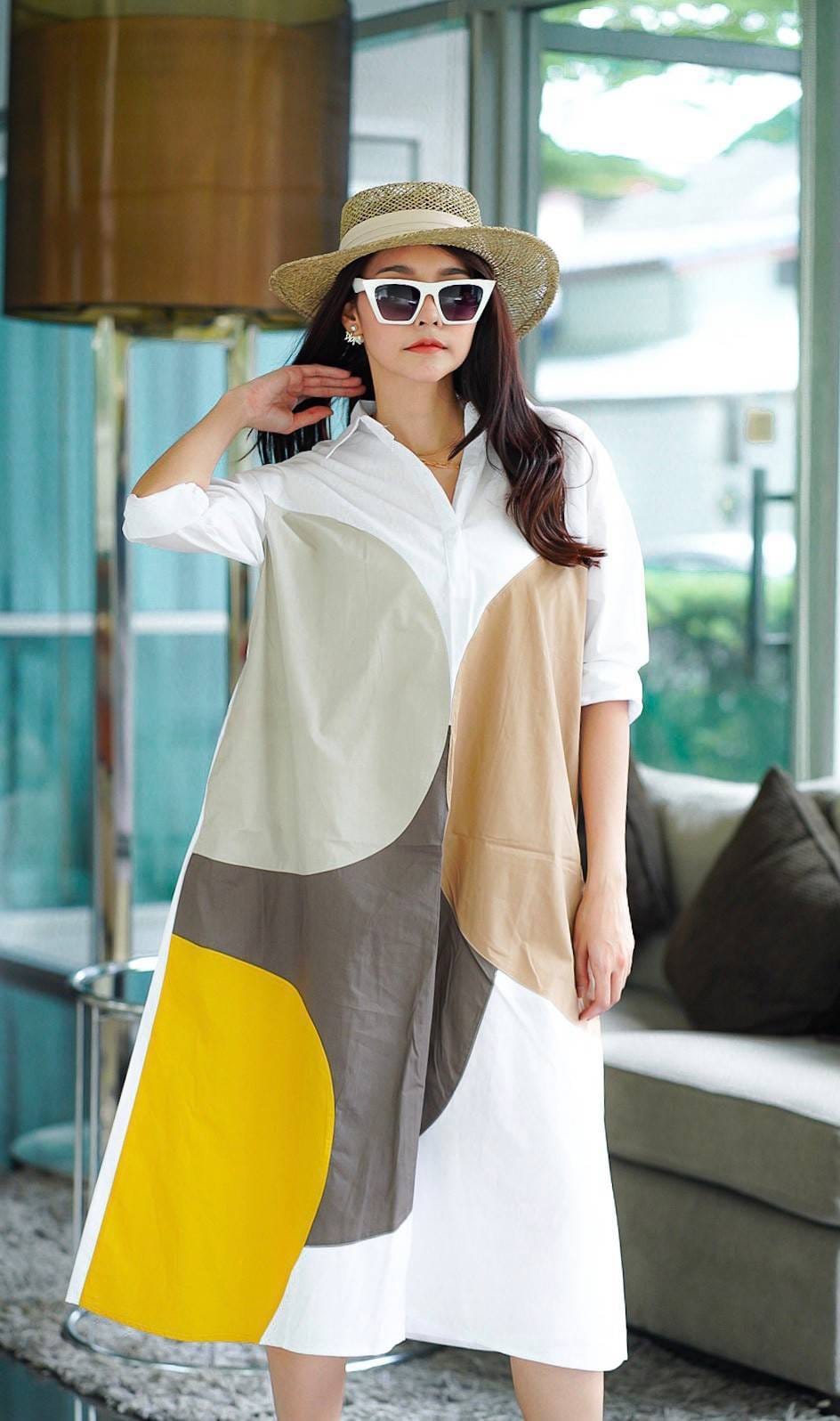 Modern Canvas A-line Dress