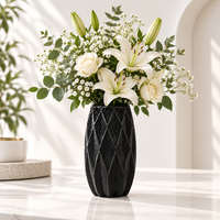 Modern Geometric Decorative Flower Vase for Home & Office Decor