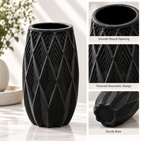 Modern Geometric Decorative Flower Vase for Home & Office Decor