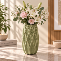 Modern Geometric Decorative Flower Vase for Home & Office Decor
