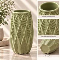 Modern Geometric Decorative Flower Vase for Home & Office Decor