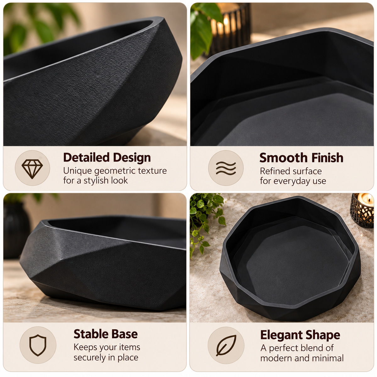Modern Decorative Serving Tray