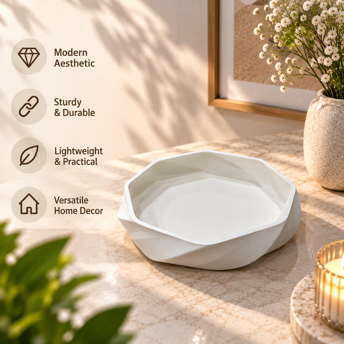 Modern Decorative Serving Tray