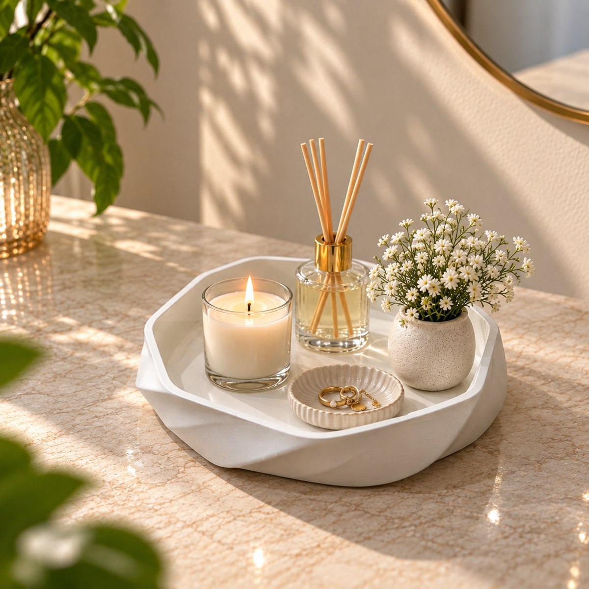 Modern Decorative Serving Tray