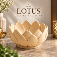 Lotus Petal Decorative Bowl for Home Decor