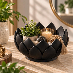 Lotus Petal Decorative Bowl for Home Decor