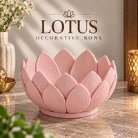 Lotus Petal Decorative Bowl for Home Decor - Navvi.in