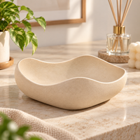 Modern Wavy Design Decorative Bowl