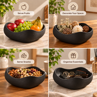 Modern Wavy Design Decorative Bowl