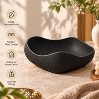 Modern Wavy Design Decorative Bowl
