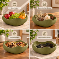 Modern Wavy Design Decorative Bowl