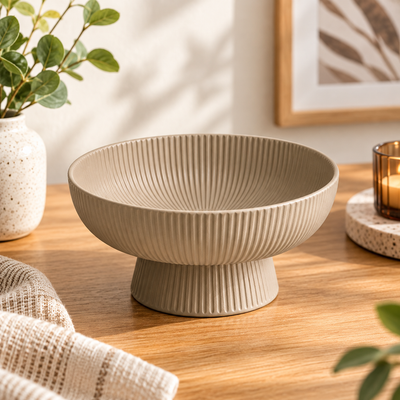 Modern Wave Shape Decorative Bowl for Home Décor