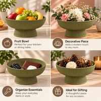 Modern Wave Shape Decorative Bowl for Home Décor