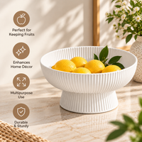 Modern Wave Shape Decorative Bowl for Home Décor