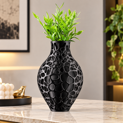 Modern Lattice Pattern Decorative Flower Vase