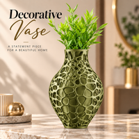 Modern Lattice Pattern Decorative Flower Vase