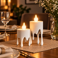 Flameless Decorative Pillar Candle for Home Décor