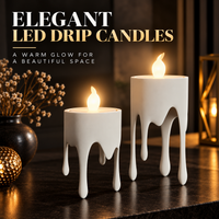 Flameless Decorative Pillar Candle for Home Décor