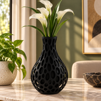 Modern Bubble Pattern Decorative Flower Vase