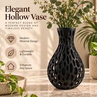 Modern Bubble Pattern Decorative Flower Vase