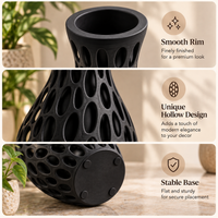 Modern Bubble Pattern Decorative Flower Vase
