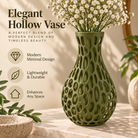 Modern Bubble Pattern Decorative Flower Vase